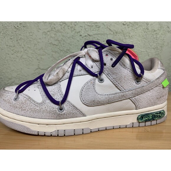 Nike Dunk‎ Low x Off-White \'Lot 15 of 50\' Sneaker DJ0950-101 Size 7
